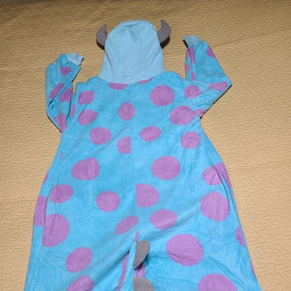 Monsters Inc Sulley Onesie pajamas costume size S - Picture 9 of 11